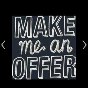 PLEASE FEEL FREE TO MAKE  A REASONABLE OFFER